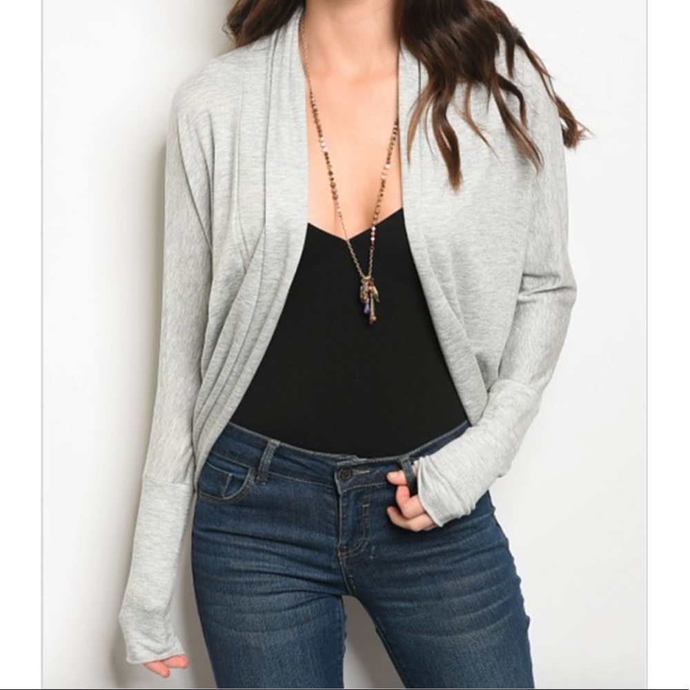 Gray Cardigan